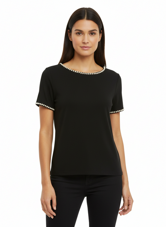 Pearl Black Top | White Birch