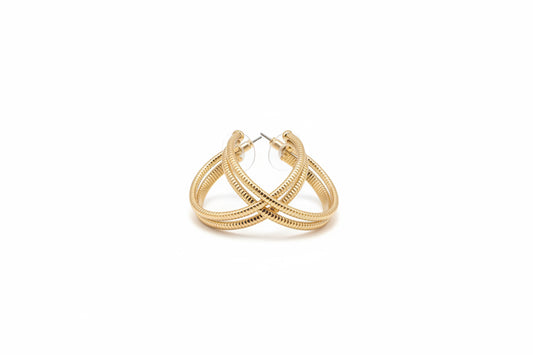 Gold Hoop Earrings Water Resistant