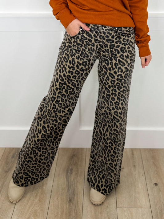 Risen Cheetah Jeans