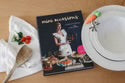 The "Haus Backen" cookbook is shown. Available sizes not specified.