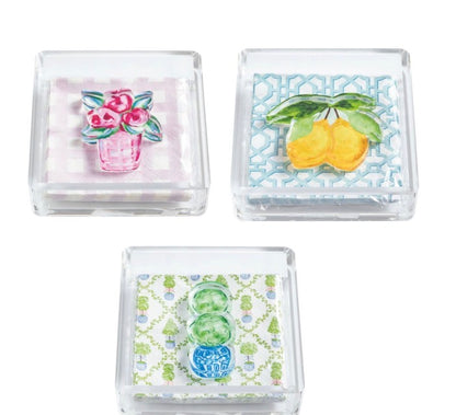 Garden Napkin Holder with Weight