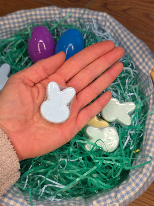 Mini Bath Bomb Bunny Singles: Blue