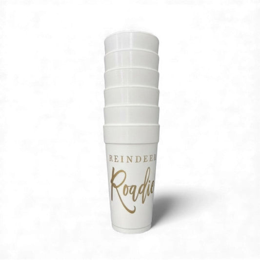 Reindeer Roadie Styrofoam Cups