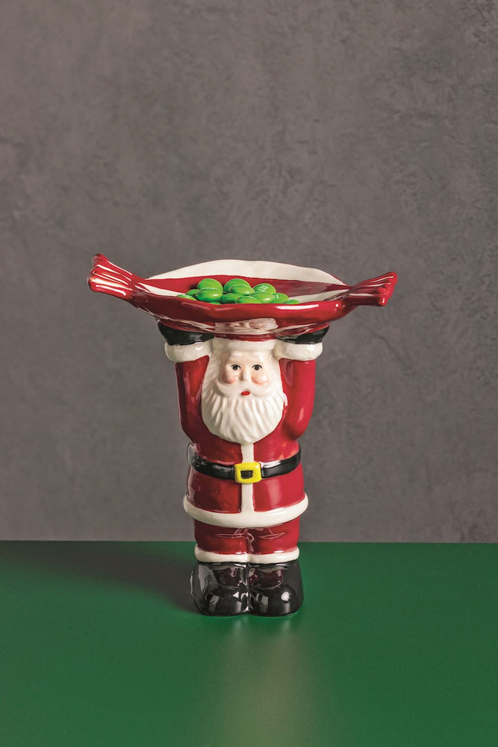 Santa Peppermint Pedestal.