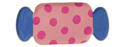 Enameled Metal Candy Shaped Trays