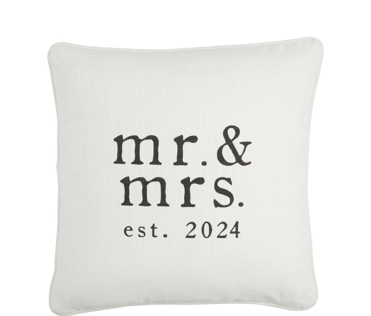 Mr. & Mrs. Est. 2024 Pillows