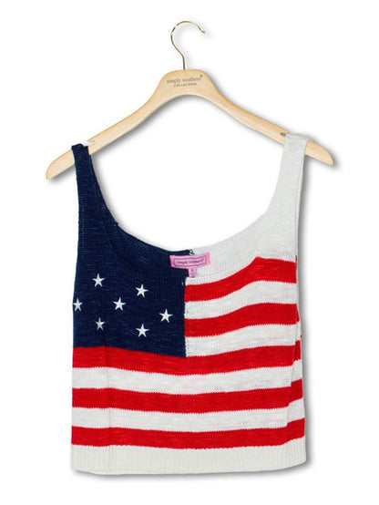 American Flag Tank Top
