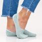 No Slip Sneaker Socks - Cable Knit in breathable cotton. Available sizes: S, M, L.