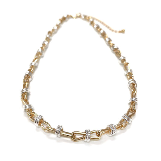 Good Link Chain With Silver Accents Necklace