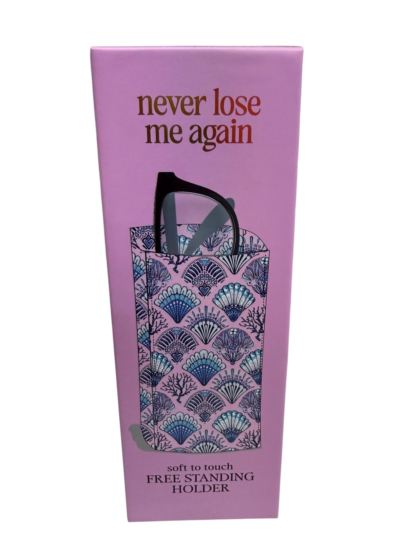 Patterned, soft-touch Free Standing Glasses Holder. Sizes: Small, Medium, Large.