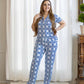 Palace Tile Sleep pajamas are a comfortable and stylish loungewear option. Available in women's sizes ranging from small to extra large.