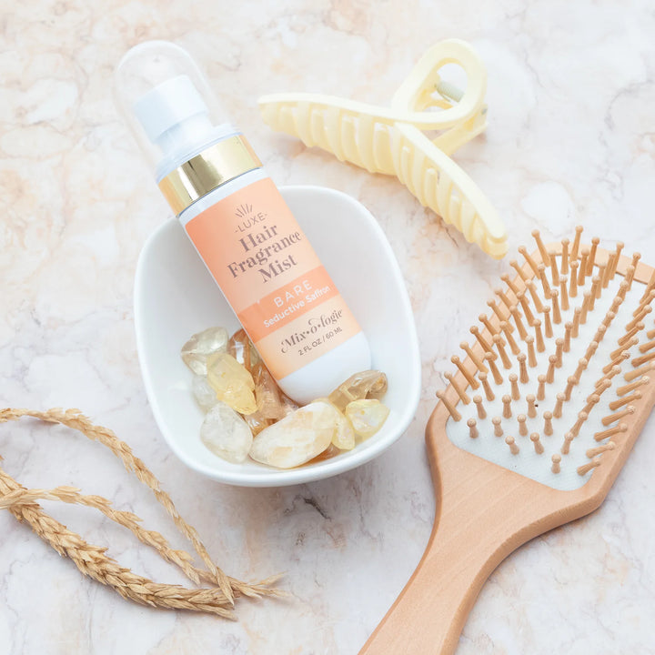 Mix O Logie Hair Fragrance Mist | Bare bottle for long-lasting, alcohol-free scent. Available in 100ml and 250ml sizes.
