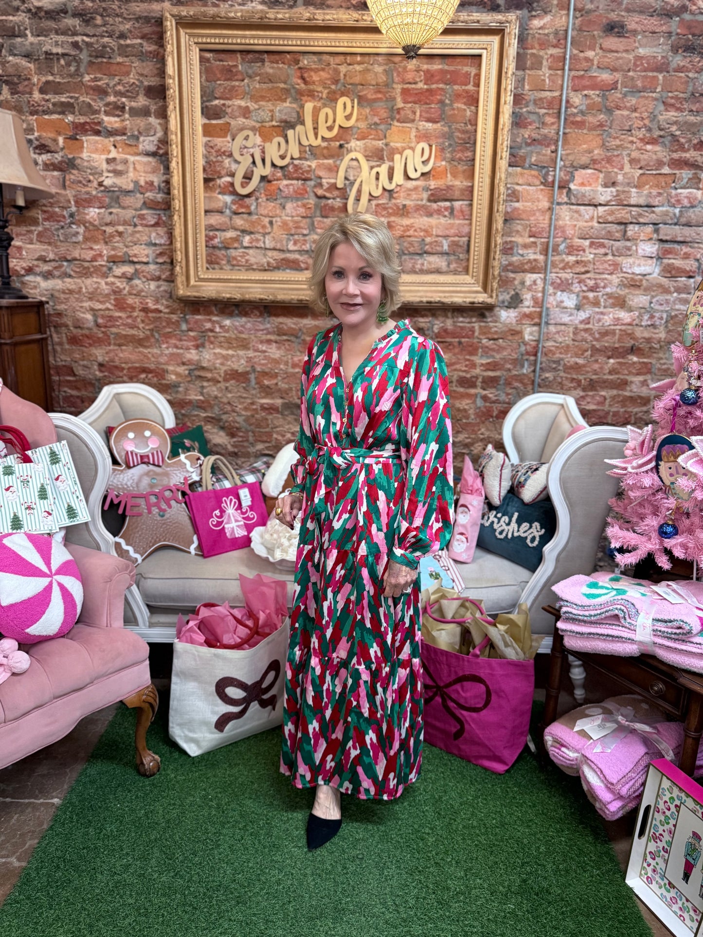 Gracelyn With A Twist Pink Dress