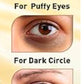 Crystal Collagen Gold Powder Eye Mask shown with benefits for puffy eyes, dark circles, fine lines; available in 10 or 20 pairs.