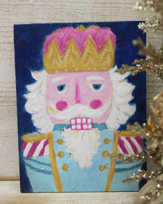 Handpainted Canvas Art Nutcracker