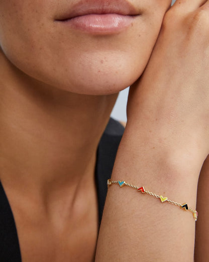 Haven Heart Multi Mix Gold Bracelet | Kendra Scott