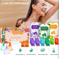 Vibrant Shower Steamers packaging; natural oils, cruelty-free, aromatherapy benefits. Sizes: 6-pack, 12-pack.
