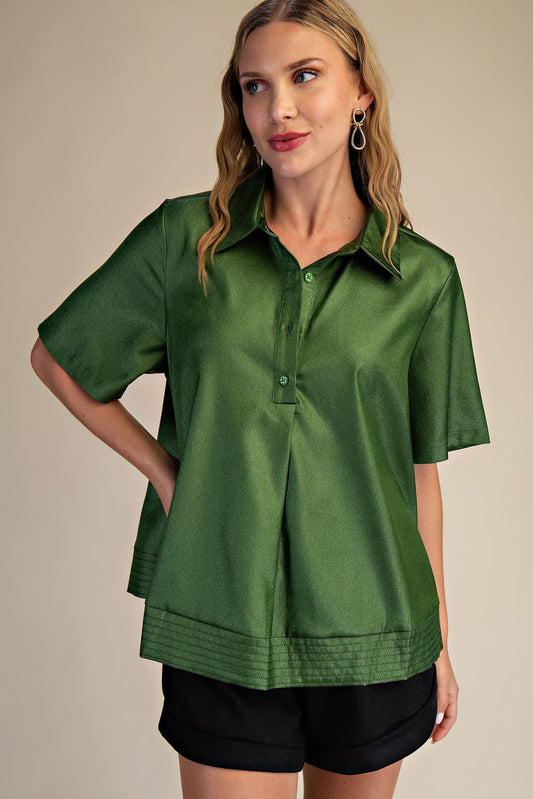 Olivia Green Blouse