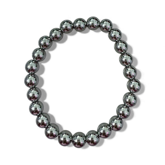 Stainless Steel Ball Beaded Stretch Bracelet