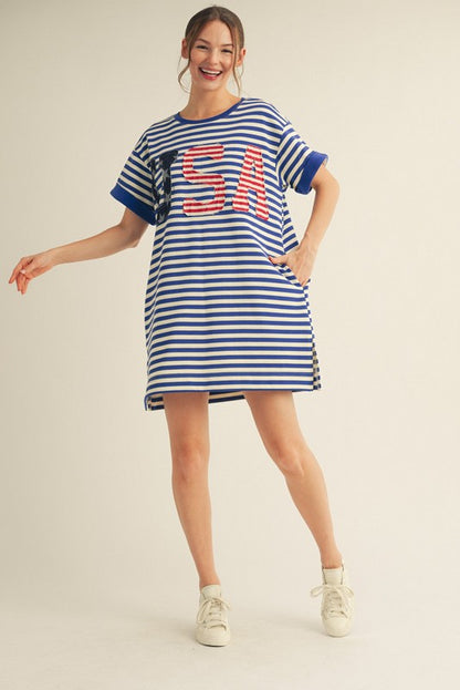 USA Striped Dress