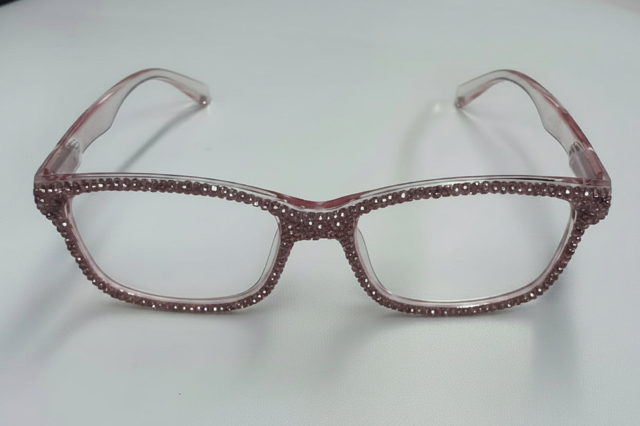 Glitter Framed Power Eyeglasses