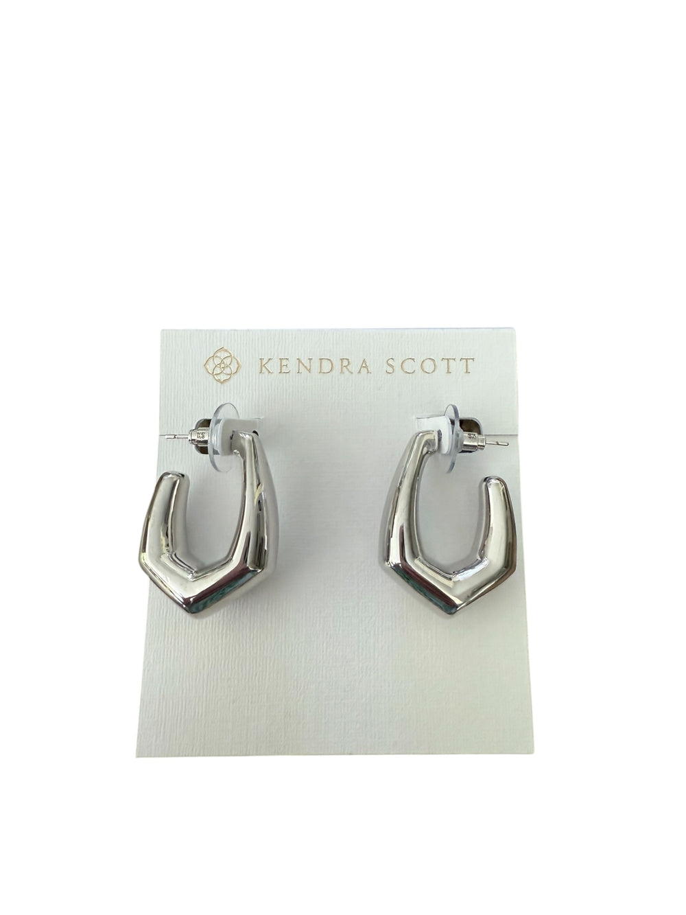 Kaia Gold Hoops by Kendra Scott—sleek gold-tone earrings. Available in small and medium sizes.