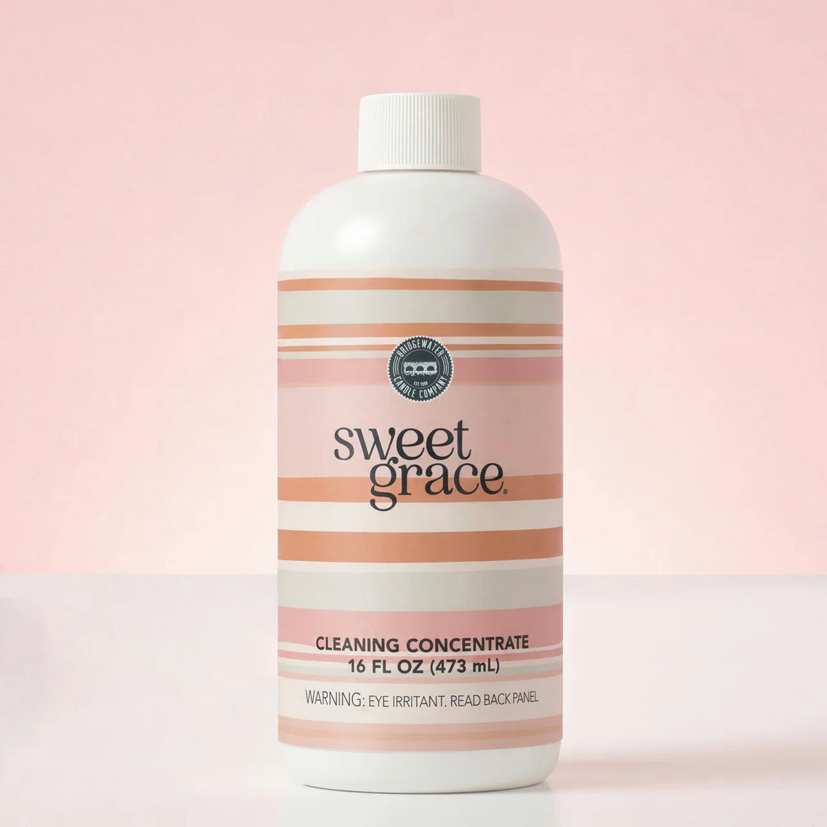 Sweet Grace Cleaning Concentrate, 16 fl oz (473 ml), with a pink and white striped label.
