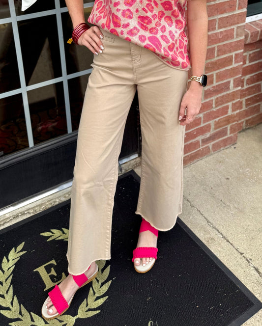 Corky Wide Leg Jeans, available in sizes XS-XL.