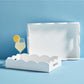 Scallop Lacquer Tray Set