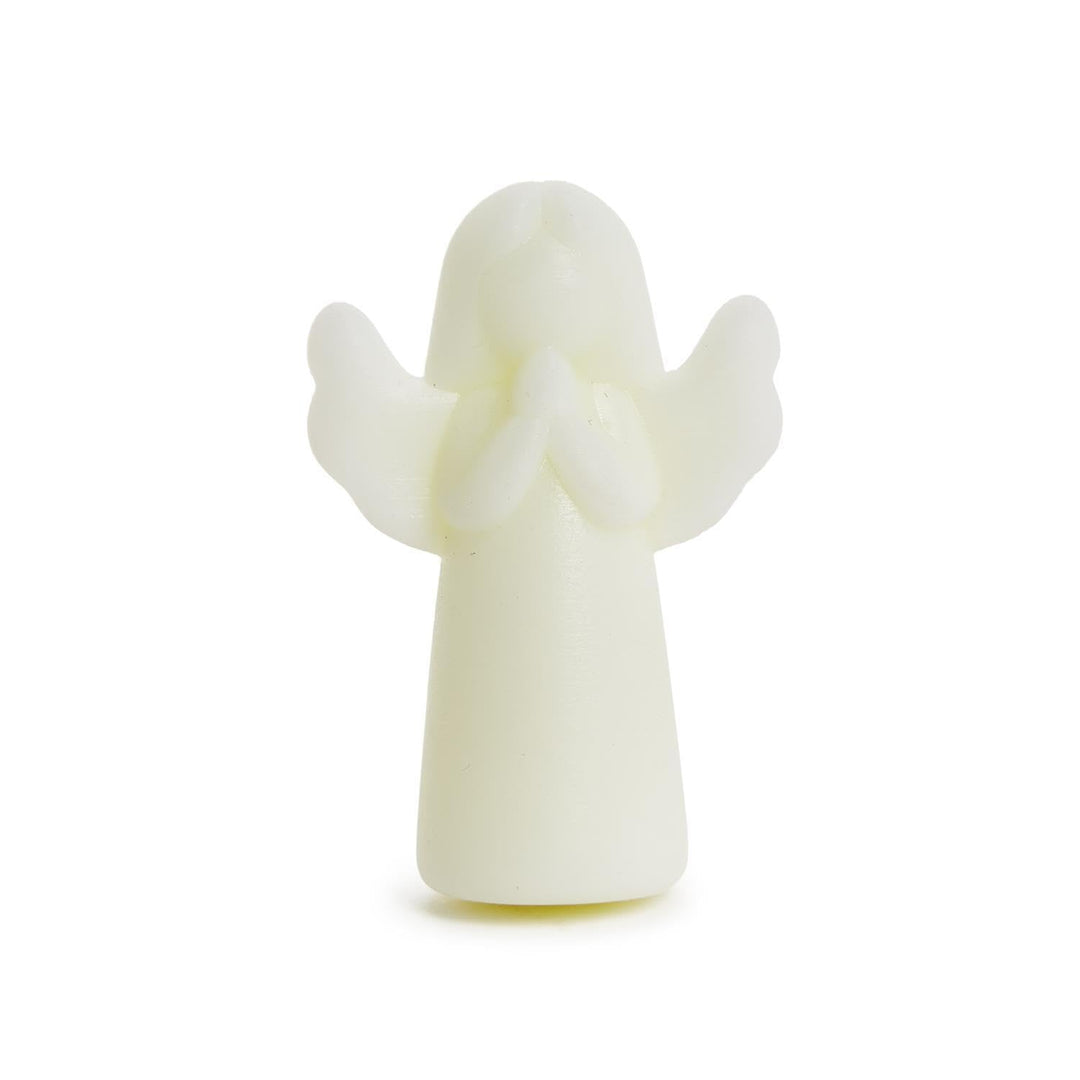 Off-white, jasmine-scented angel-shaped soap, set of 3.