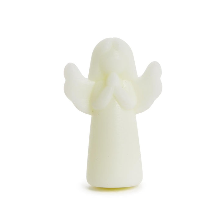 Off-white, jasmine-scented angel-shaped soap, set of 3.