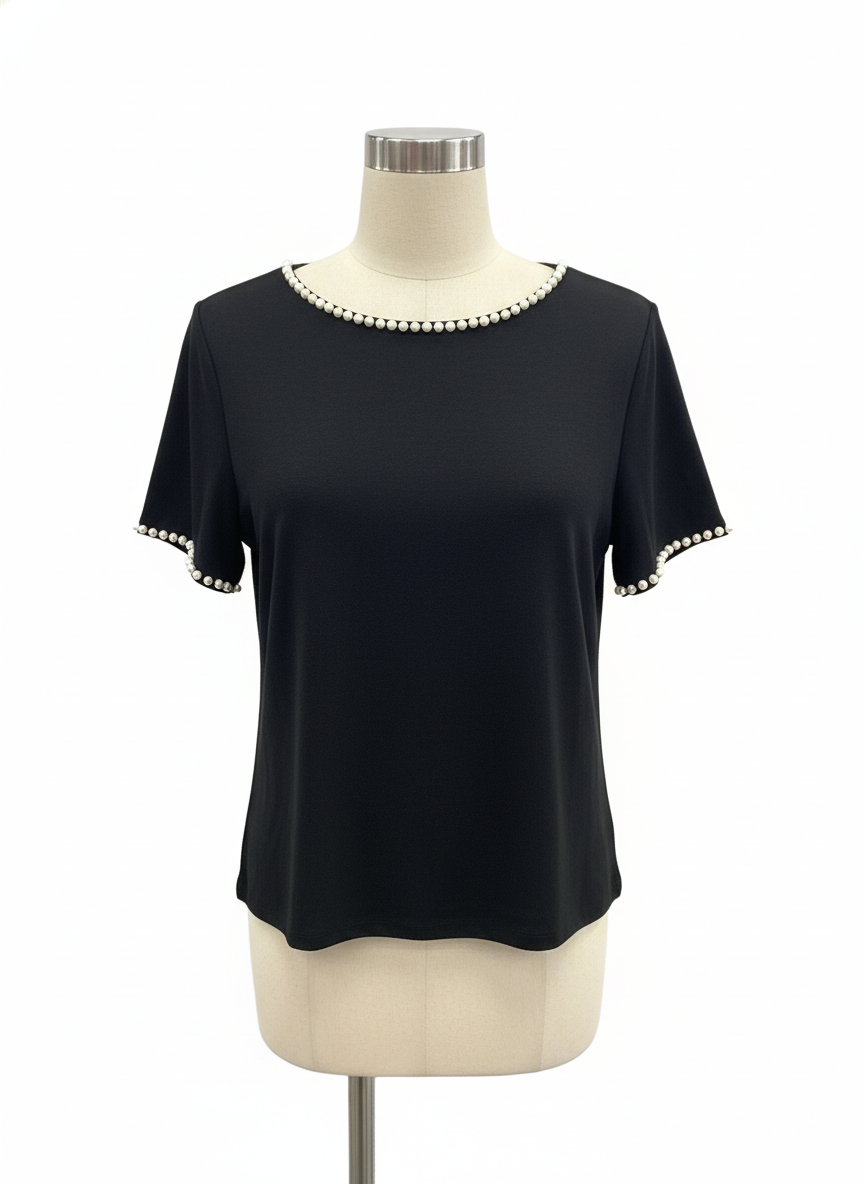 Pearl Black Top | White Birch