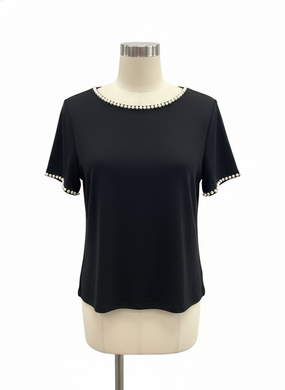 Pearl Black Top | White Birch