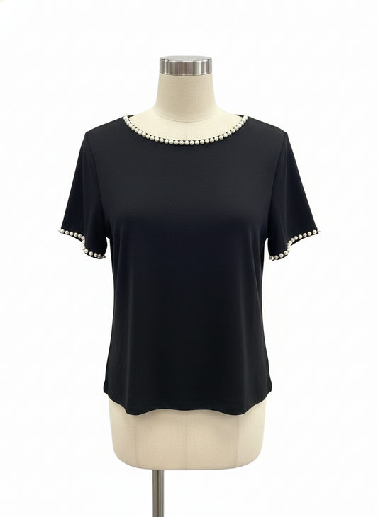 Pearl Black Top | White Birch