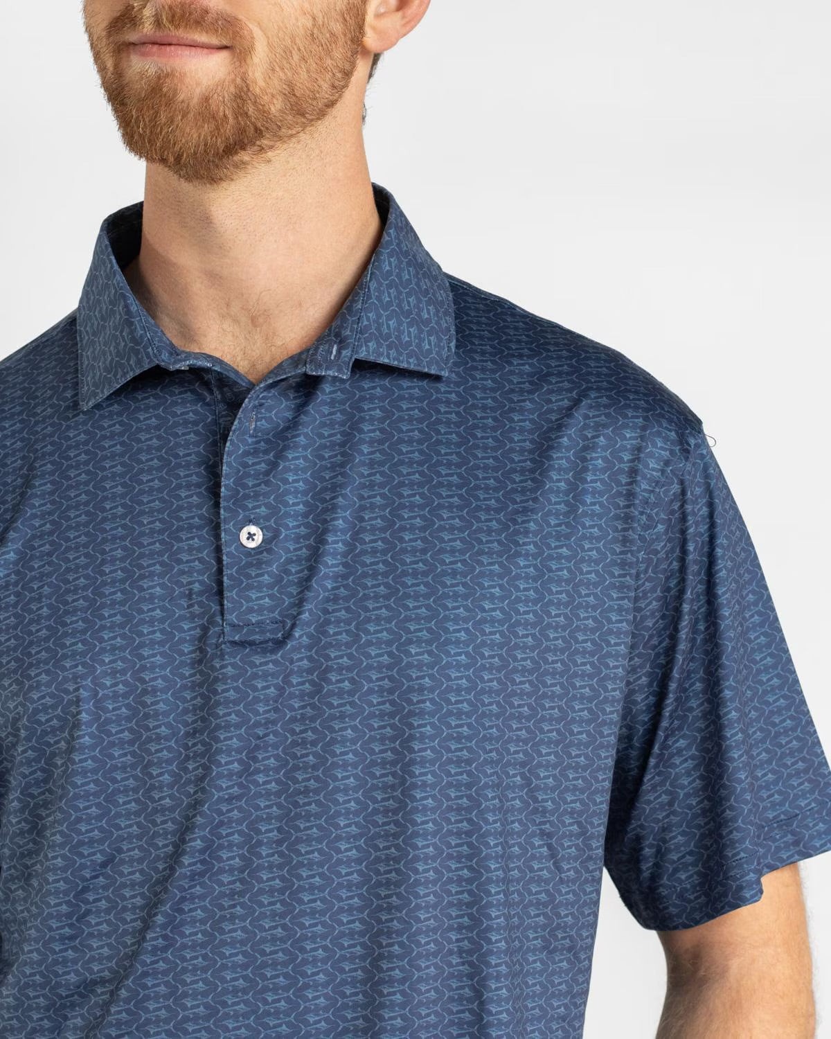 Men’s Big Catch Performance Polo Blue