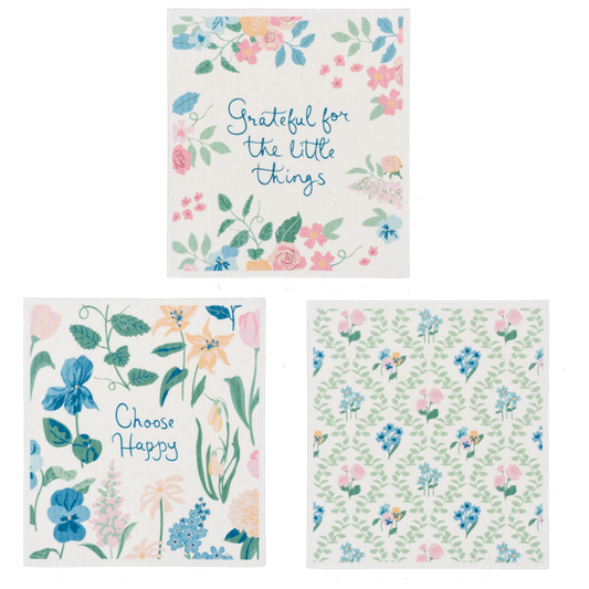 Cottagecore Floral Reusable Dish Cloth
