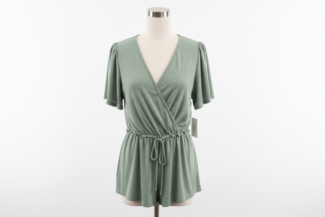 Sage Baby Doll Blouse | P.S Love