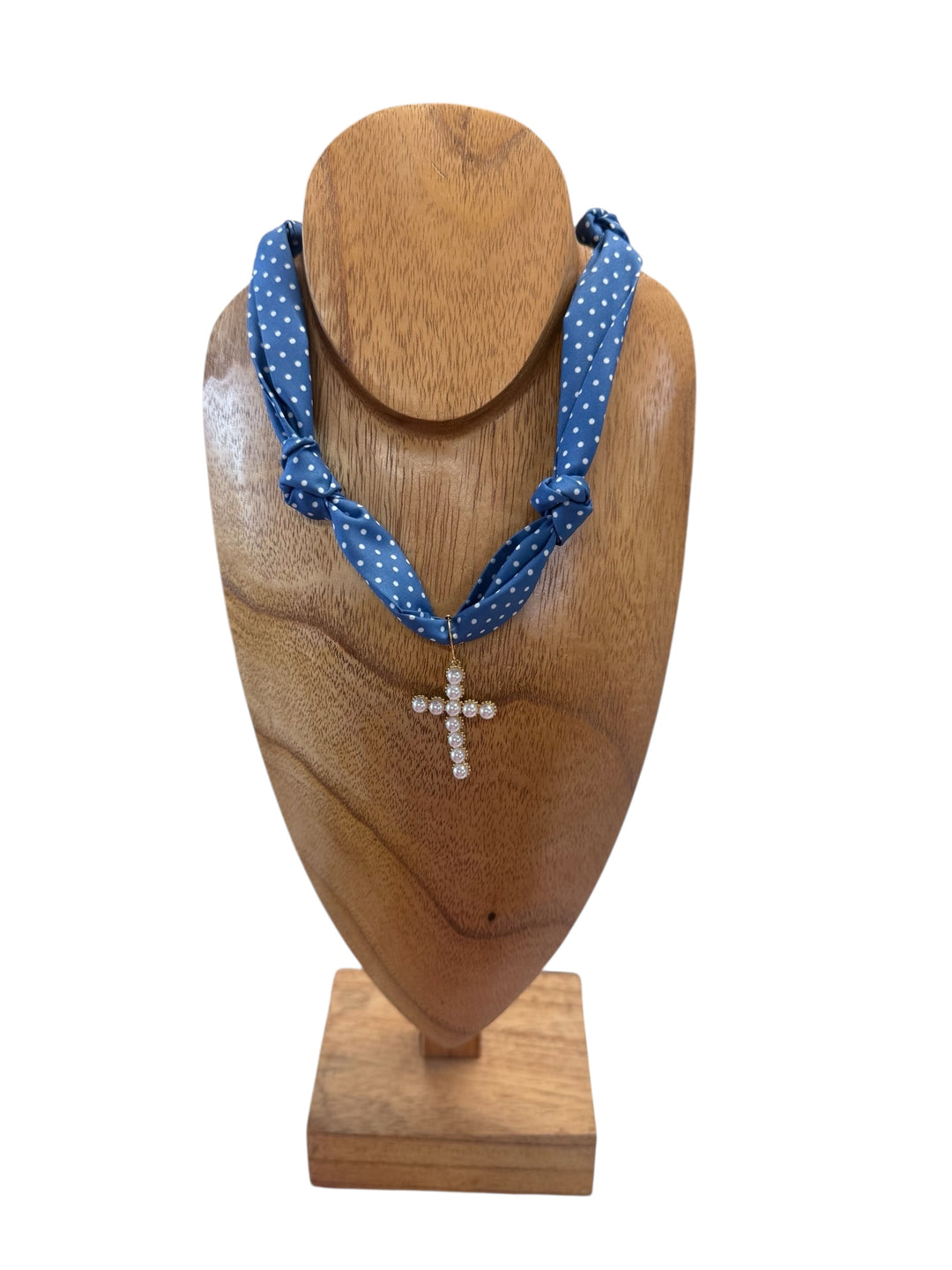 The Scarf Necklace is a unique, multi-functional accessory available in small, medium, and large sizes.