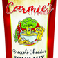 Broccoli Cheddar Soup Mix in a vibrant red and yellow 90g (3.1 oz) bag, with cartoon broccoli and cheese on the front.