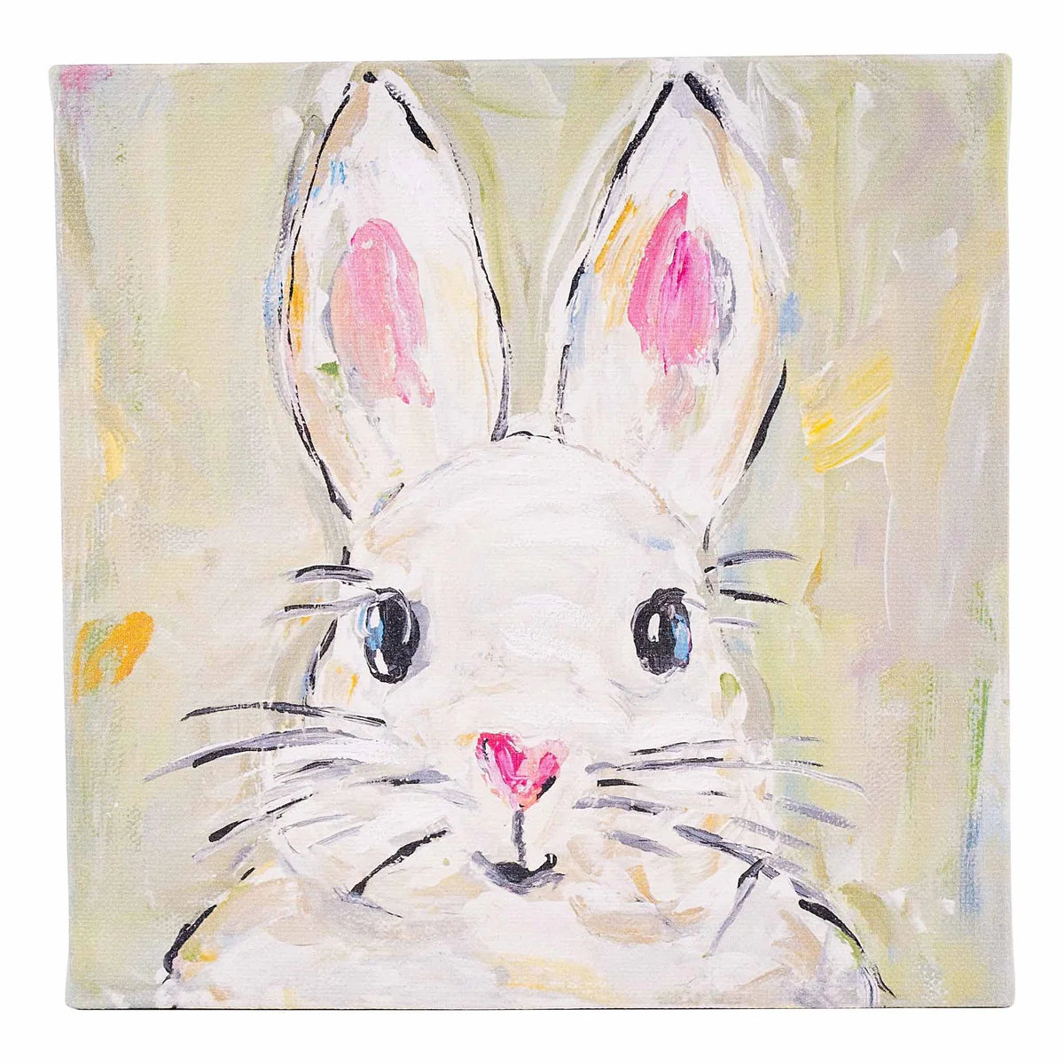 Sweet White Bunny Canvas