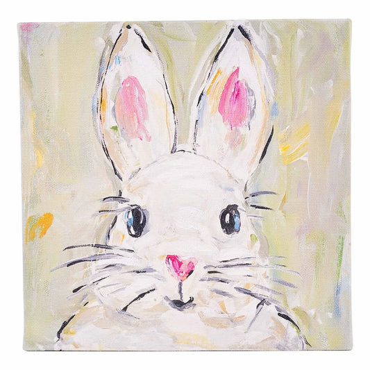 Sweet White Bunny Canvas