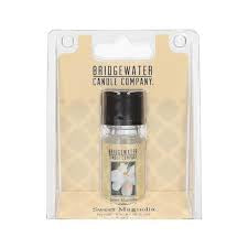 Bridgewater Fragrance Oil | Sweet Magnolia in a small bottle with black cap and floral label; available in 10ml size.