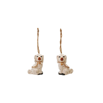 Ceramic Staffordshire Dog Ornament
