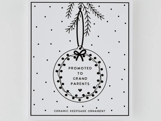 Promoted To Grandparents Ornament