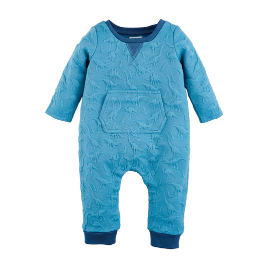 Quilted Dino One-Piece Sleeper