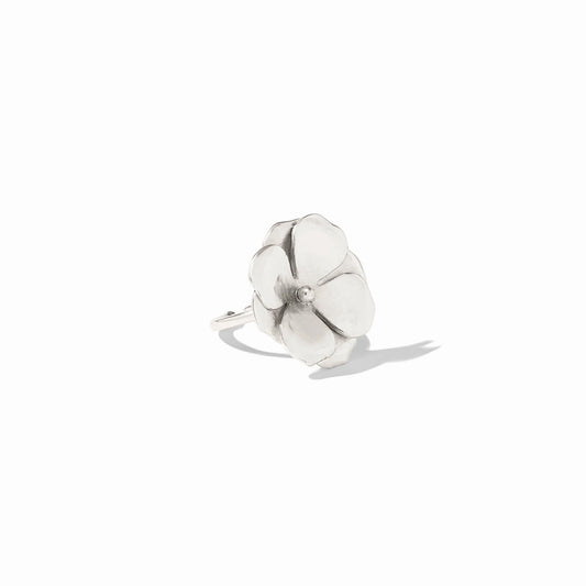 Silver Bloom Statement Ring
