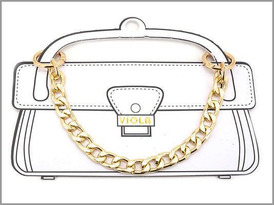Gold Thick Chain Purse Charm