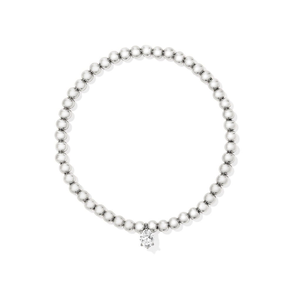 Cailin Stretch Bracelet White Crystal