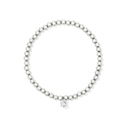 Cailin Stretch Bracelet White Crystal