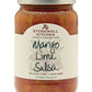 Mango Lime Salsa from Stonewall Kitchen. Net weight: 454g (16 oz). Gluten-free, non-GMO.